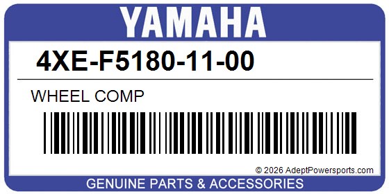 Yamaha 4XE-F5180-11-00 Wheel Comp