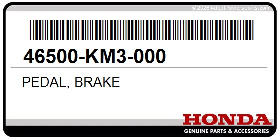 Honda 46500-KM3-000 Pedal, Brake