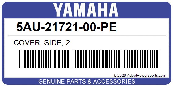 Yamaha 5AU-21721-00-PE Cover, Side, 2