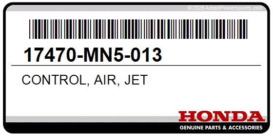 Honda 17470-MN5-013 Control, Air, Jet