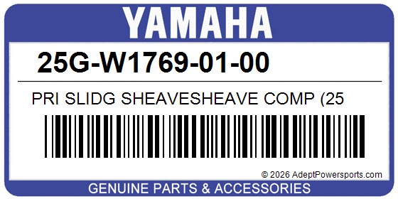 Yamaha 25G-W1769-01-00 Pri Slidg Sheavesheave Comp (25