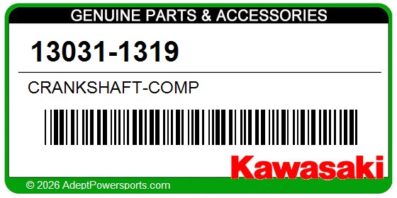 Kawasaki 13031-1319 Crankshaft-Comp