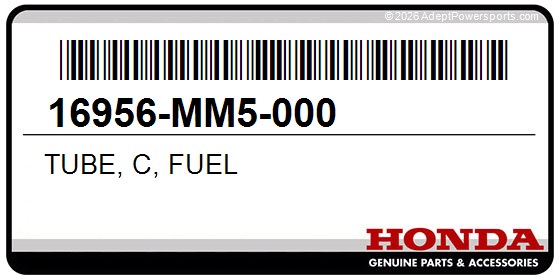 Honda 16956-MM5-000 Tube, C, Fuel
