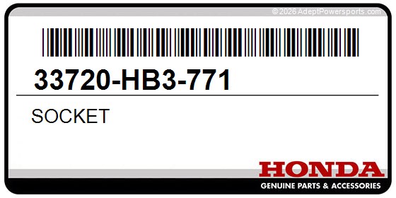 Honda 33720-HB3-771 Socket