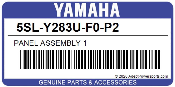Yamaha 5SL-Y283U-F0-P2 Panel Assembly 1