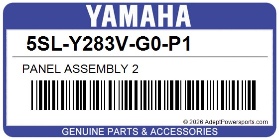 Yamaha 5SL-Y283V-G0-P1 Panel Assembly 2