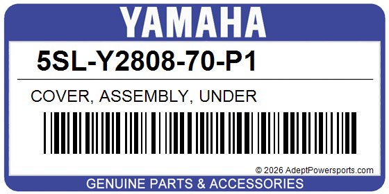 Yamaha 5SL-Y2808-70-P1 Cover, Assembly, Under