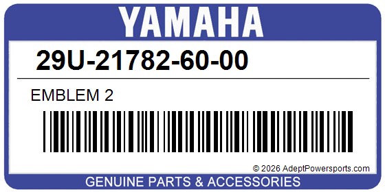 Yamaha 29U-21782-60-00 Emblem 2