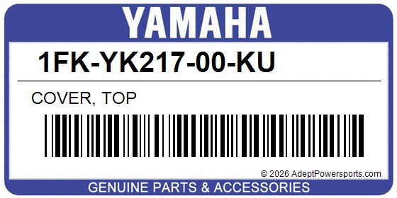 Yamaha 1FK-YK217-00-KU Cover, Top