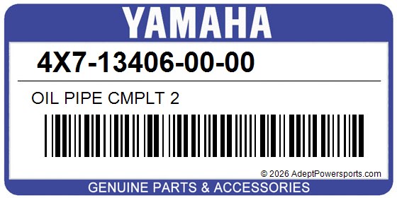 Yamaha 4X7-13406-00-00 Oil Pipe Cmplt 2