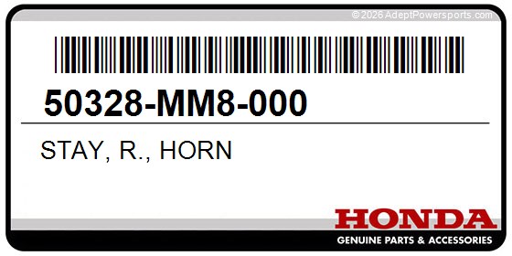 Honda 50328-MM8-000 Stay, R., Horn