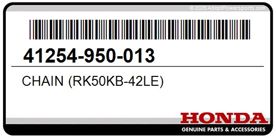Honda 41254-950-013 Chain (Rk50kb-42Le)