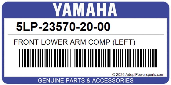 Yamaha 5LP-23570-20-00 Front Lower Arm Comp (Left)