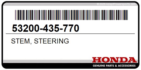 Honda 53200-435-770 Stem, Steering
