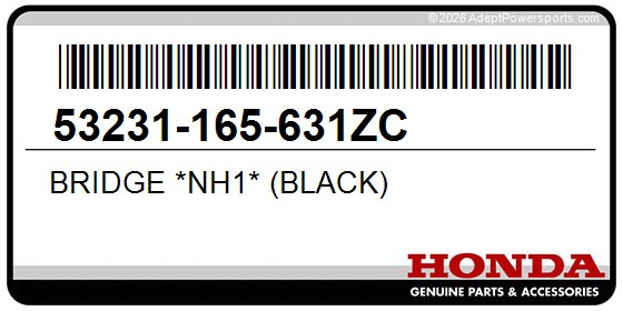 Honda 53231-165-631ZC Bridge *Nh1* (Black)