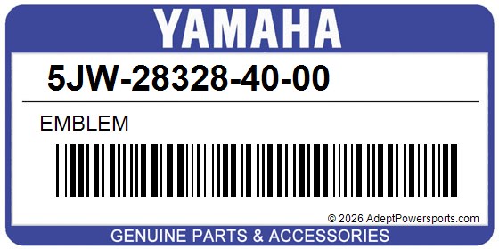Yamaha 5JW-28328-40-00 Emblem
