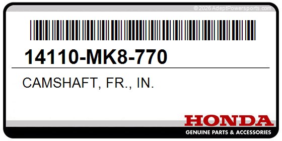 Honda 14110-MK8-770 Camshaft, Fr., In.