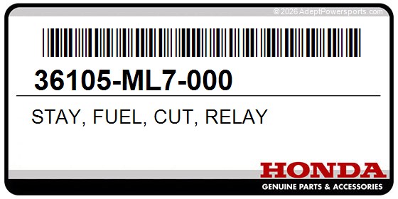 Honda 36105-ML7-000 Stay, Fuel, Cut, Relay