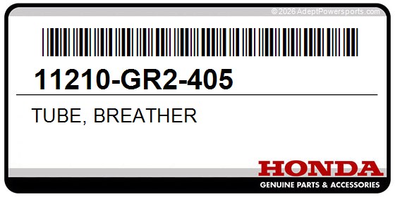 Honda 11210-GR2-405 Tube, Breather
