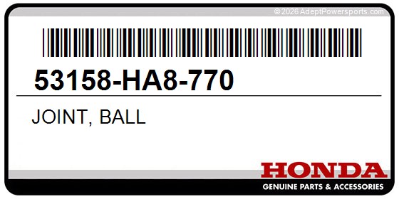 Honda 53158-HA8-770 Joint, Ball