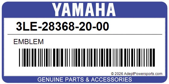 Yamaha 3LE-28368-20-00 Emblem