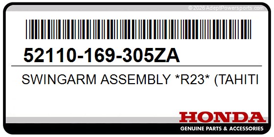 Honda 52110-169-305ZA Swingarm Assembly *R23* (Tahitian Red)