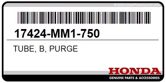 Honda 17424-MM1-750 Tube, B, Purge