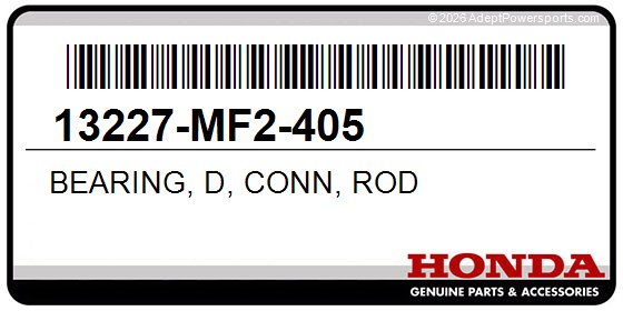 Honda 13227-MF2-405 Bearing, D, Conn, Rod