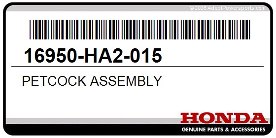 Honda 16950-HA2-015 Petcock Assembly