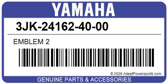 Yamaha 3JK-24162-40-00 Emblem 2