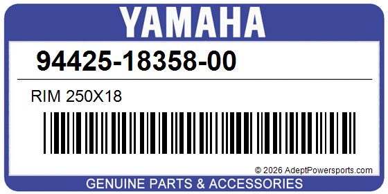 Yamaha 94425-18358-00 Rim 250X18