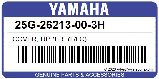 Yamaha 25G-26213-00-3H Cover, Upper, (L/Lc)