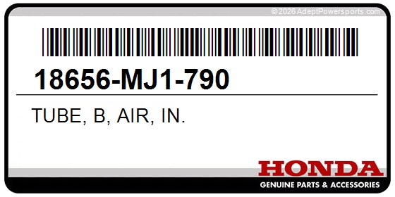 Honda 18656-MJ1-790 Tube, B, Air, In.