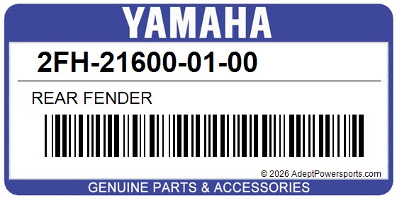 Yamaha 2FH-21600-01-00 Rear Fender