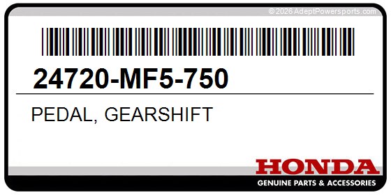 Honda 24720-MF5-750 Pedal, Gearshift
