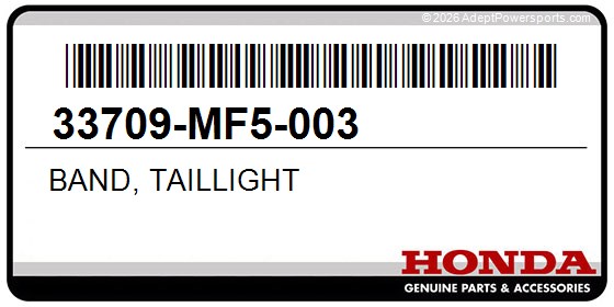 Honda 33709-MF5-003 Band, Taillight