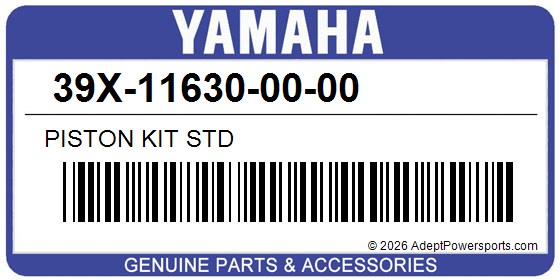 Yamaha 39X-11630-00-00 Piston Kit Std