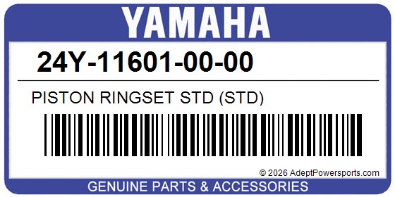 Yamaha 24Y-11601-00-00 Piston Ringset Std (Std)
