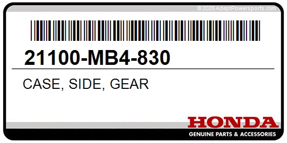 Honda 21100-MB4-830 Case, Side, Gear