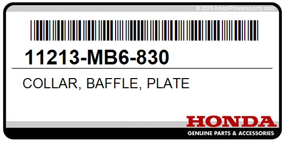Honda 11213-MB6-830 Collar, Baffle, Plate