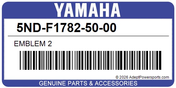 Yamaha 5ND-F1782-50-00 Emblem 2