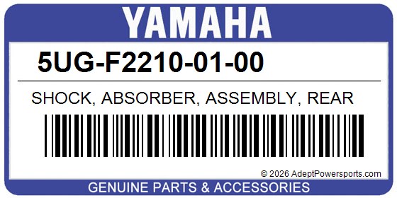Yamaha 5UG-F2210-01-00 Shock, Absorber, Assembly, Rear