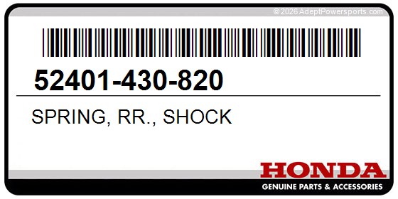 Honda 52401-430-820 Spring, Rr., Shock