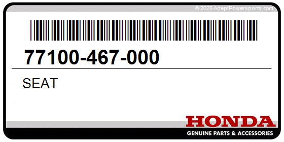 Honda 77100-467-000 Seat