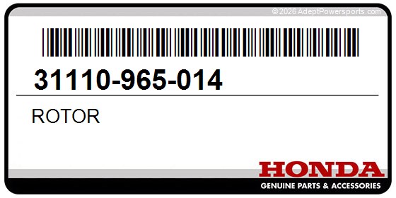 Honda 31110-965-014 Rotor