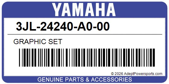 Yamaha 3JL-24240-A0-00 Graphic Set