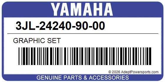 Yamaha 3JL-24240-90-00 Graphic Set