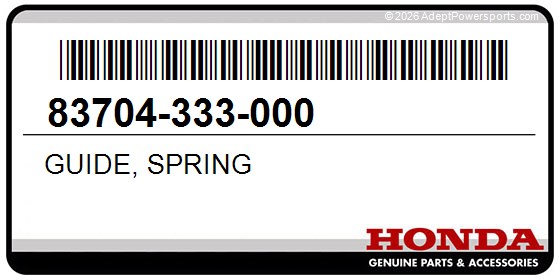 Honda 83704-333-000 Guide, Spring