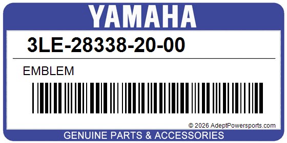 Yamaha 3LE-28338-20-00 Emblem