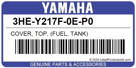 Yamaha 3HE-Y217F-0E-P0 Cover, Top, (Fuel, Tank)